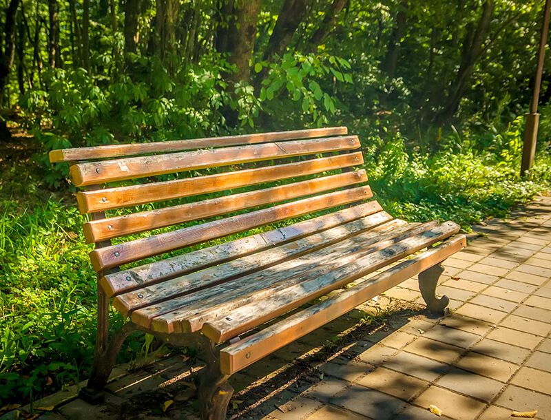 new hardwood bench slats